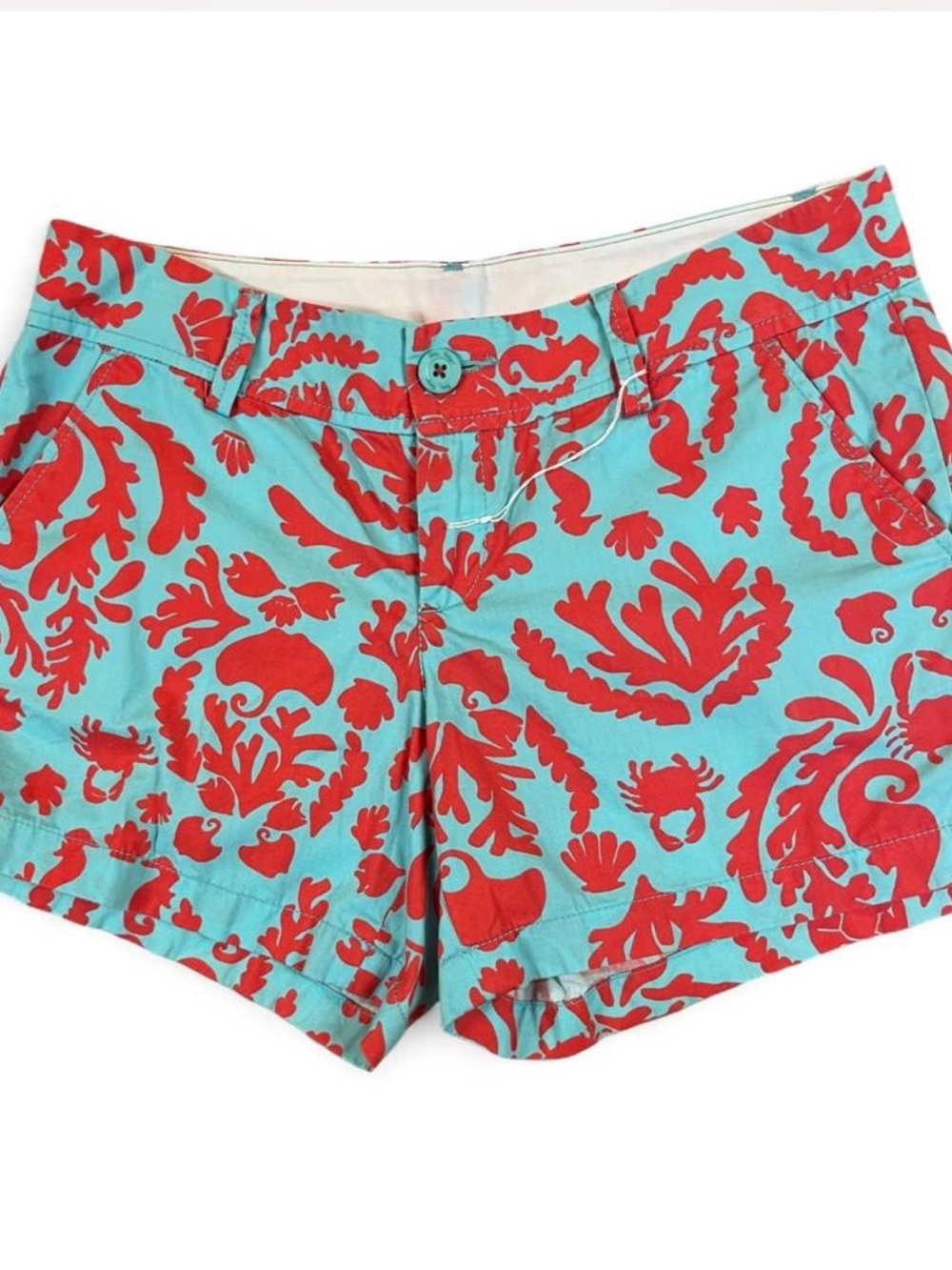 Lilly Pulitzer The Callahan Short 8 NWOT Crab Sea Life Cotton Shorts